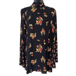 Free People Tate Tunic / Dress Black Combo